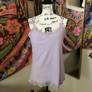 purple lace nobo tank top